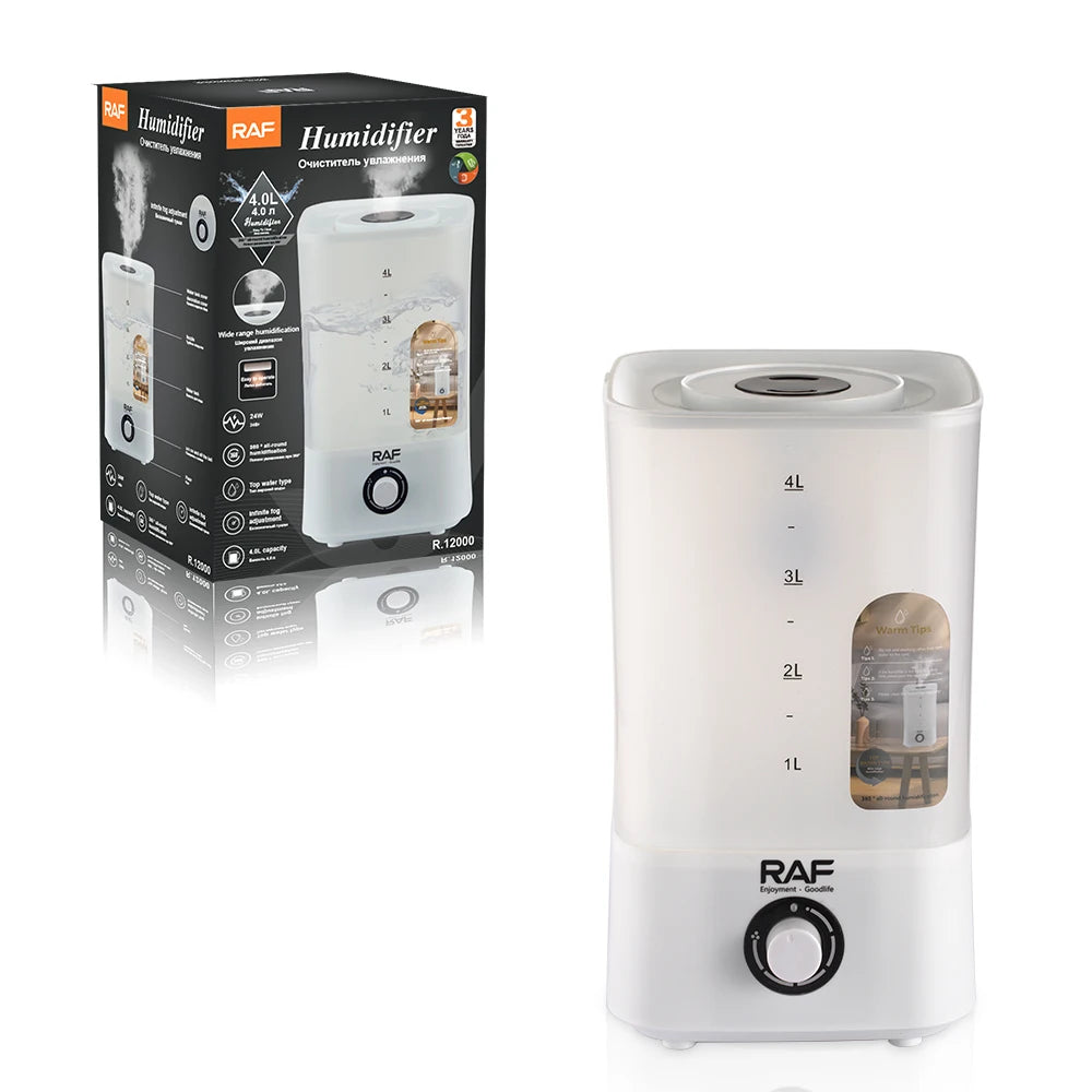 Humidificador de Aire Ultrasónico Inteligente RAF