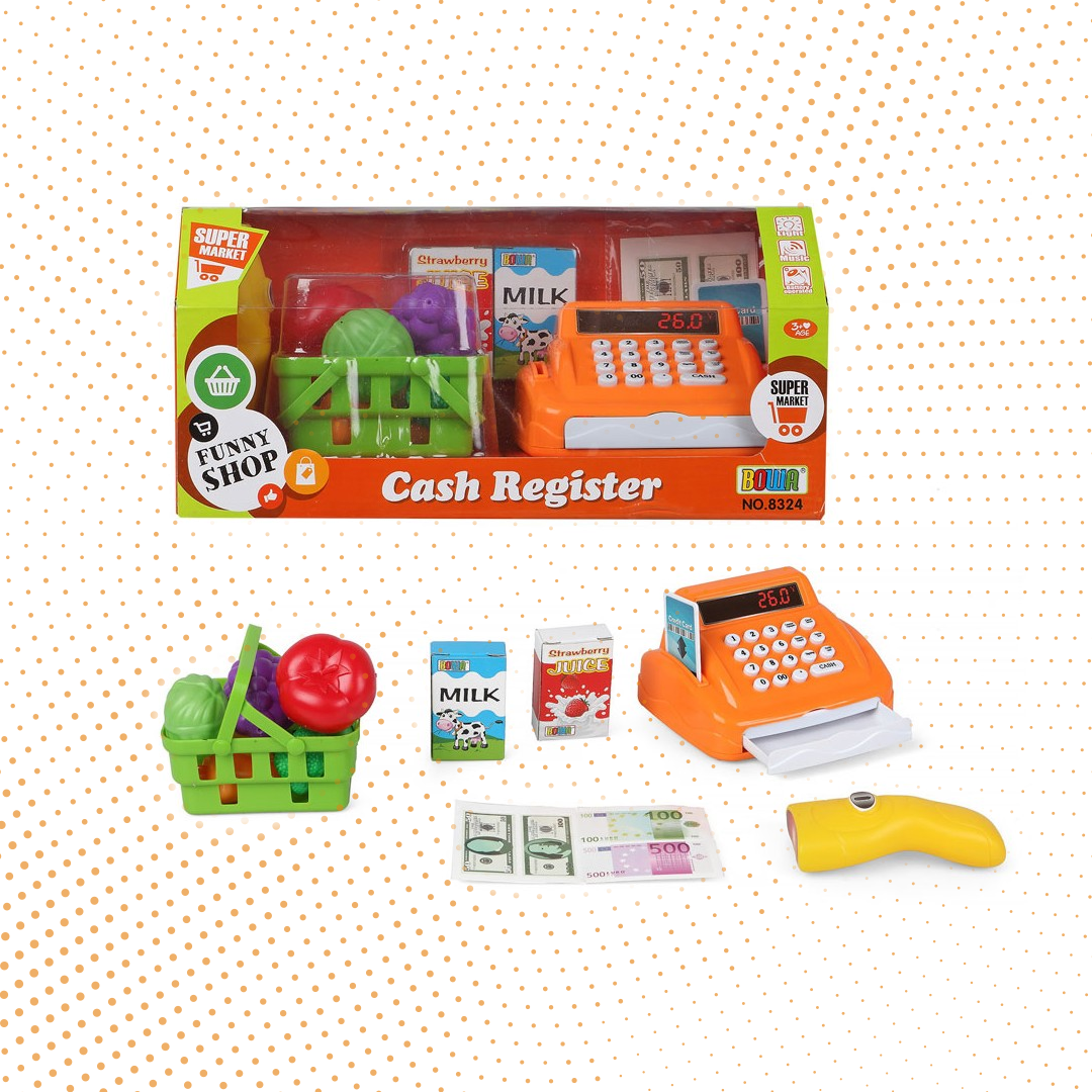 Caja registradora infantil con accesorios incluidos
