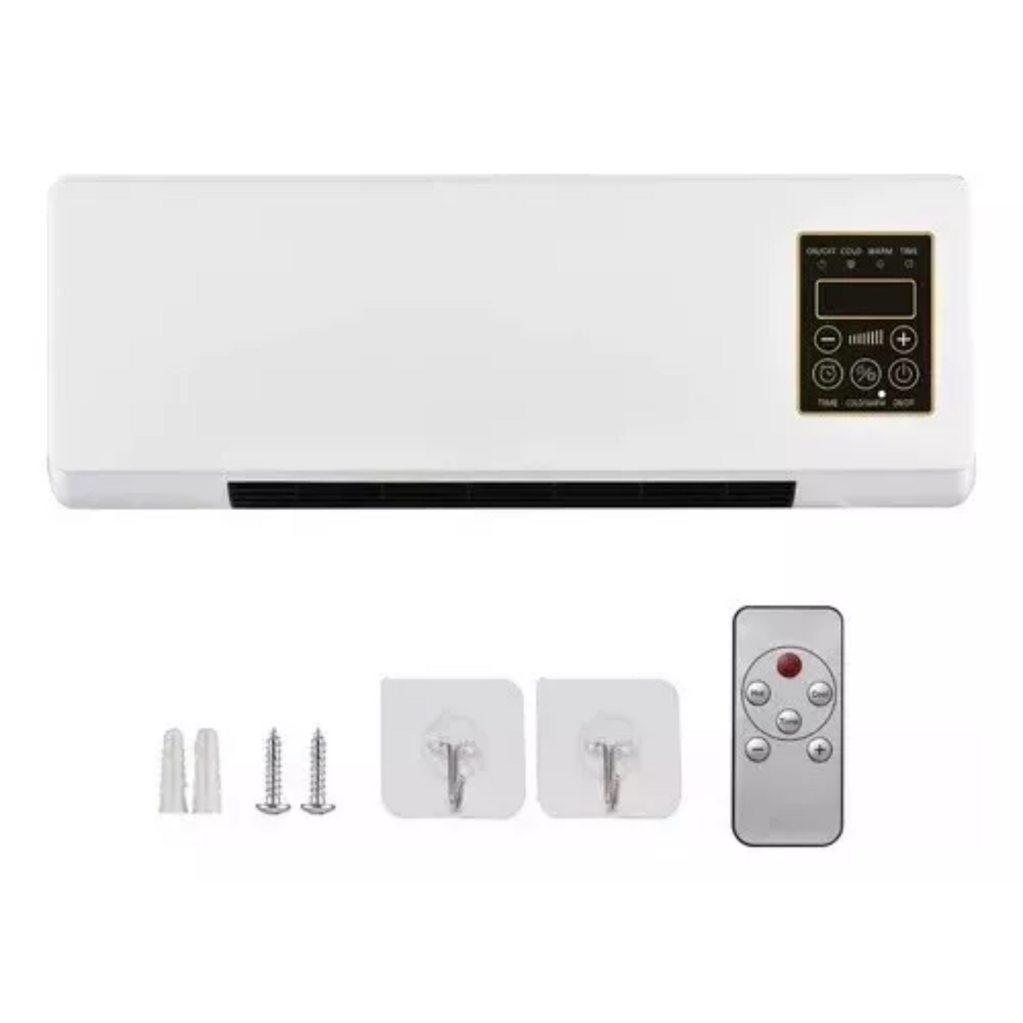 Aire acondicionado calefactor para pared aire frio y caliente además con control remoto