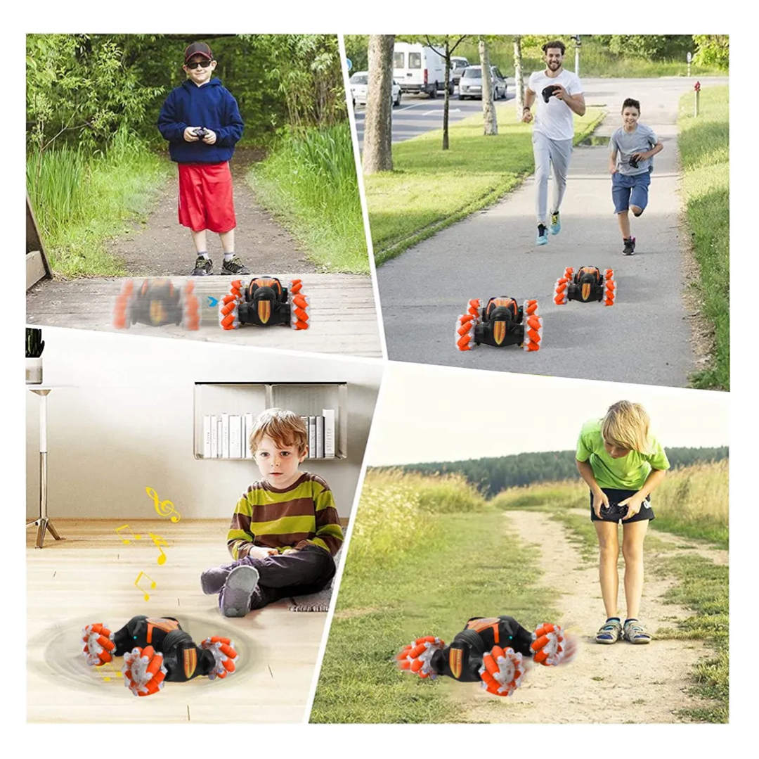 Auto Acrobático 4x4 RC – Control por Guante + Joystick