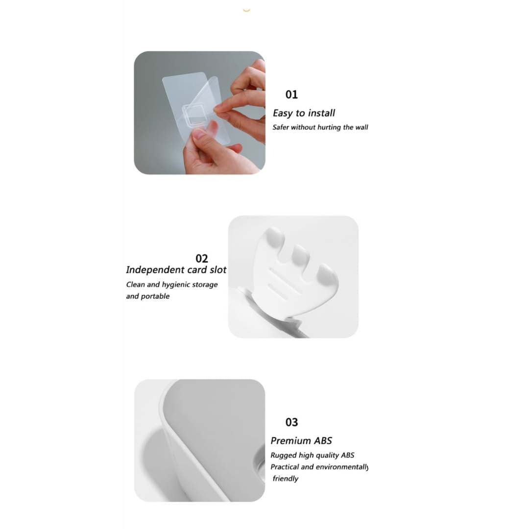 Dispensador De Pasta Dental Con 2 Vasos