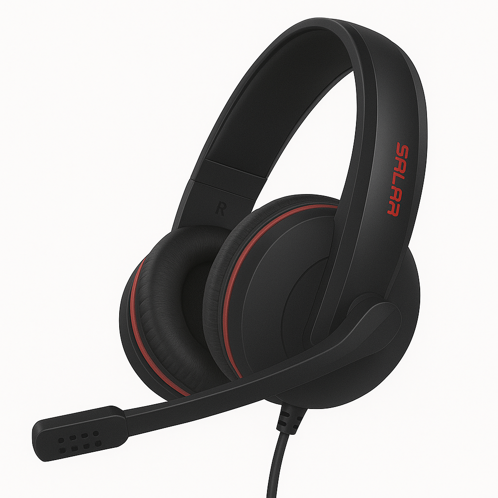 Audifonos Gamer A500 Con Microfono Estereo Y Luz Led