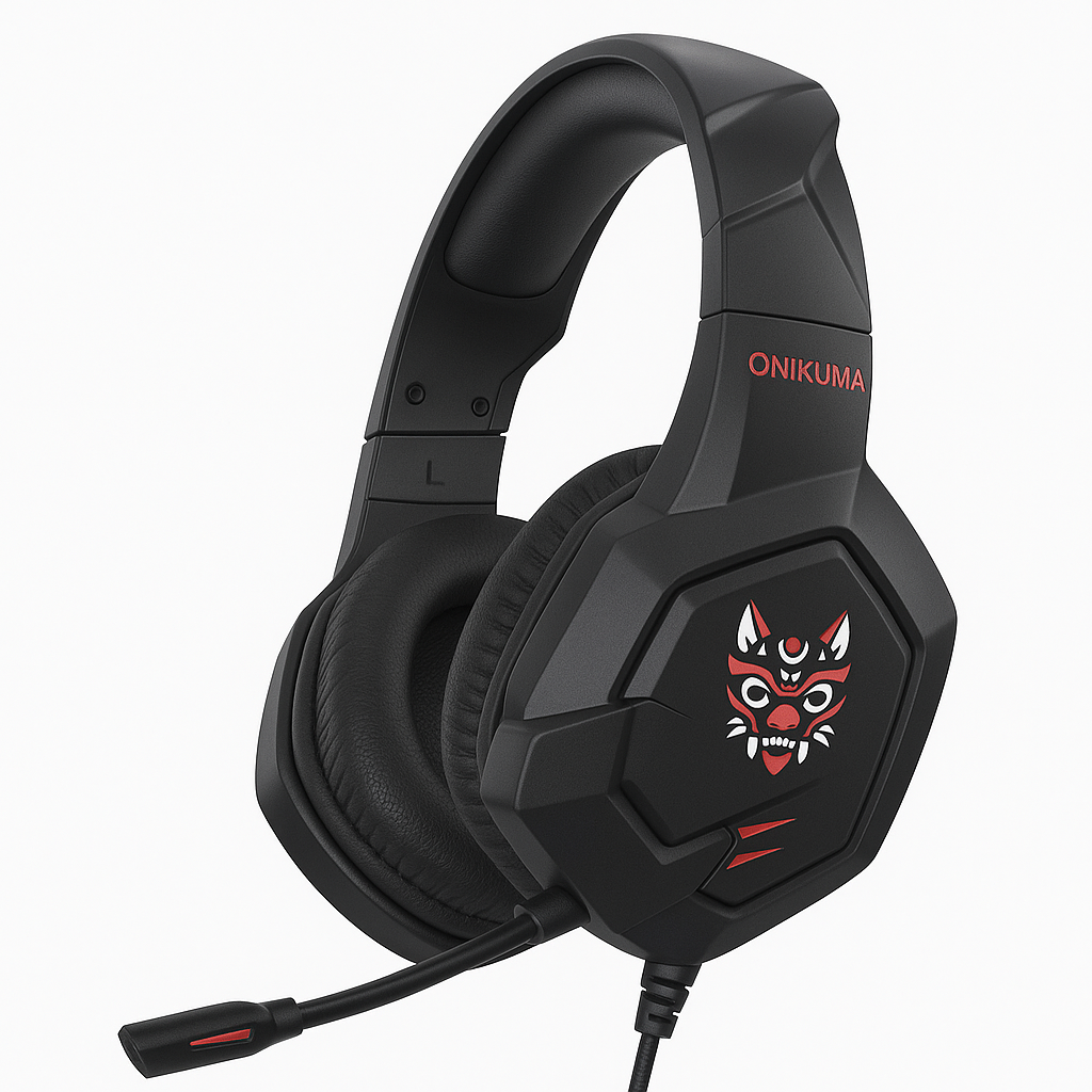 Audífono Auriculares Para Jugadores Onikuma K11, Negros Negro