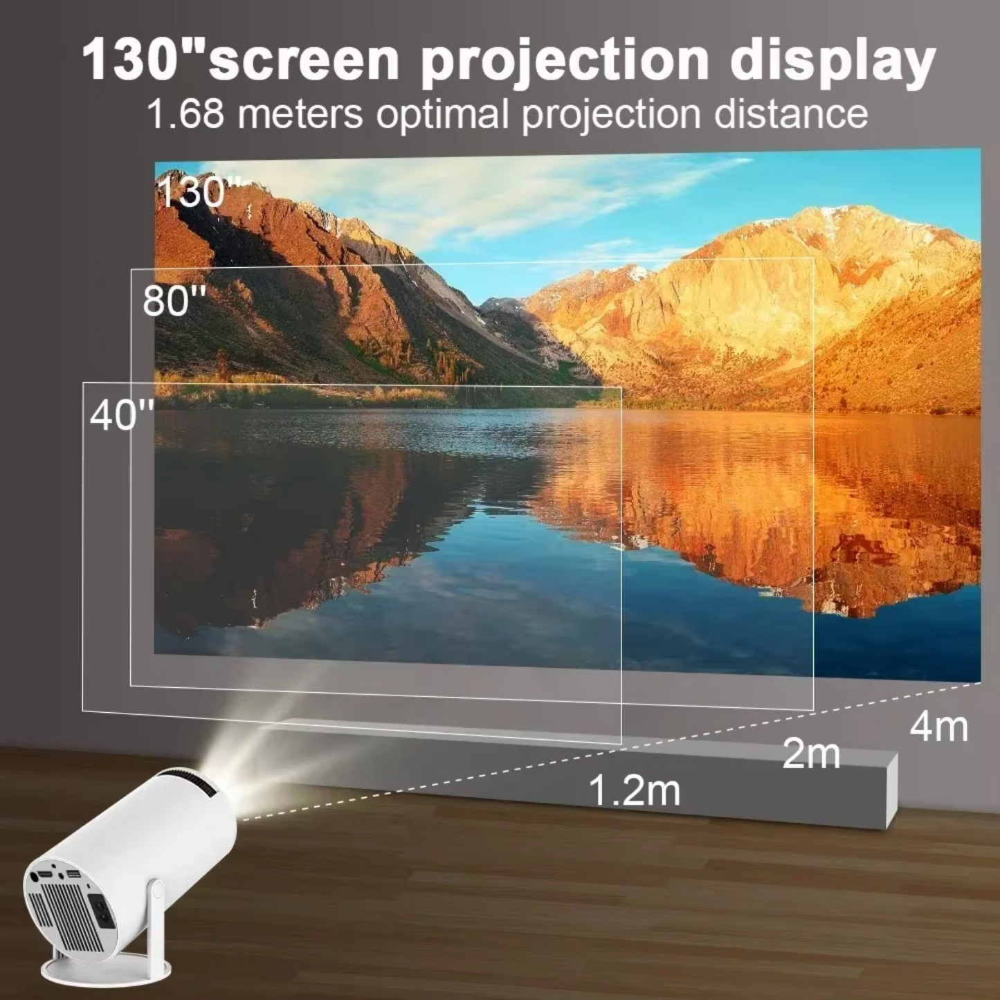 Proyector Android 11 4K WiFi Incluye Magis