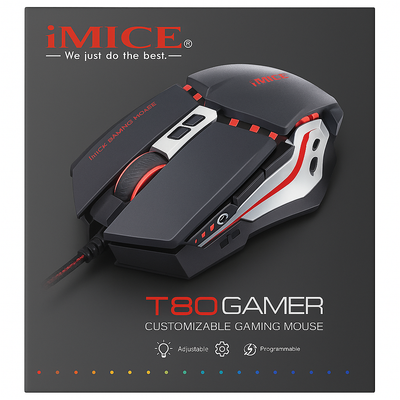 Mouse Gamer Rgb Imice T80