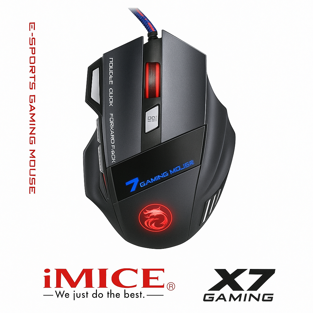 Mouse Gamer X7 Imice Usb 3200dpi