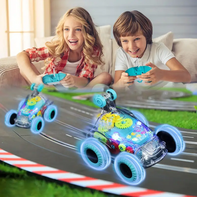 Auto Control Remoto Crazy Car Luces Sonido Niños 360