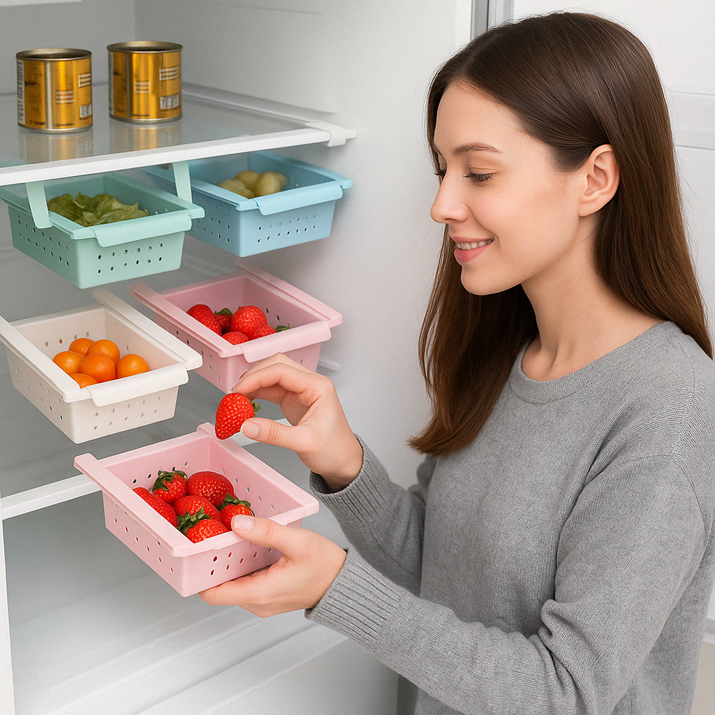 Bandejas Para Organizar Refrigeradores Organizador De Refrigerador