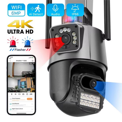 Cámara Dual Exterior 4K UltraHD