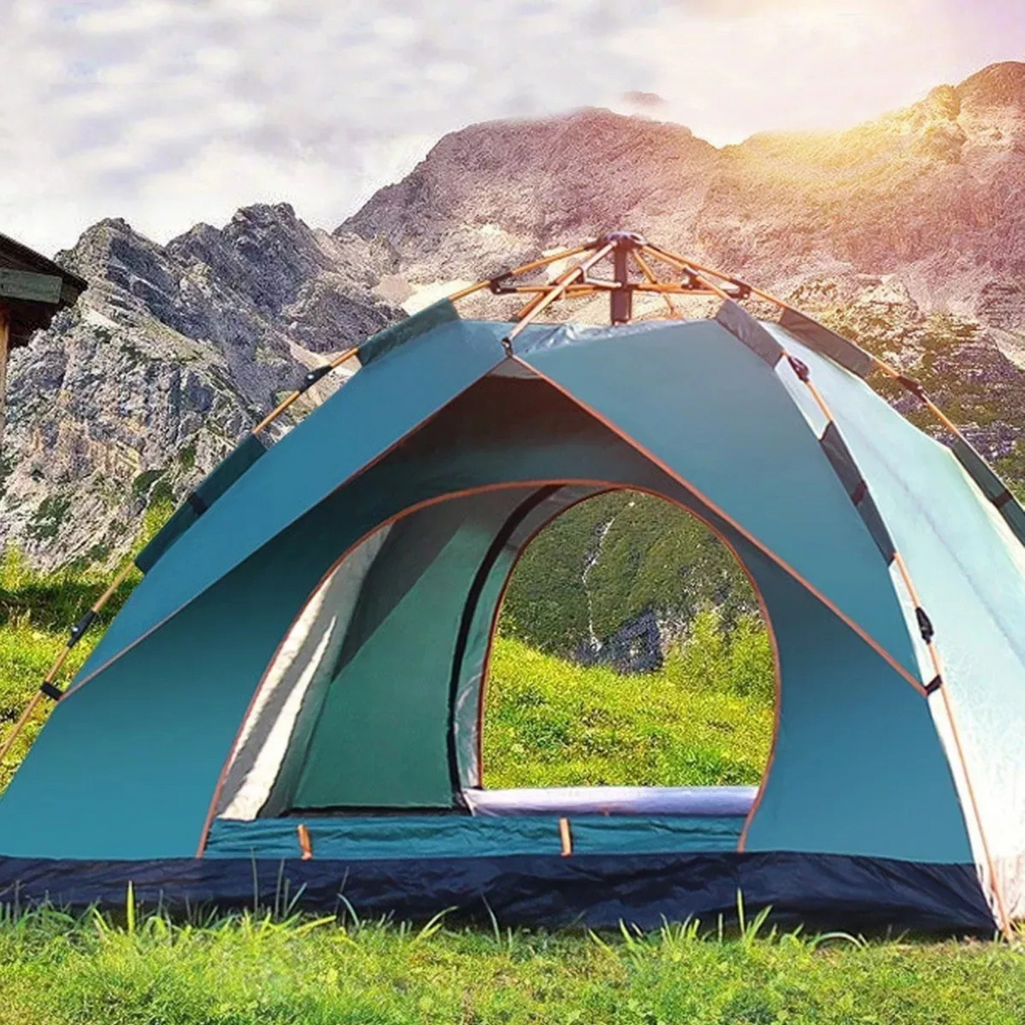 Carpa Para 4 Personas Iglú Panda Impermeable Trekking