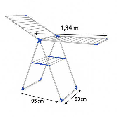 Tendedero Colgador De Ropa Plegable Eficiente Y Resistente