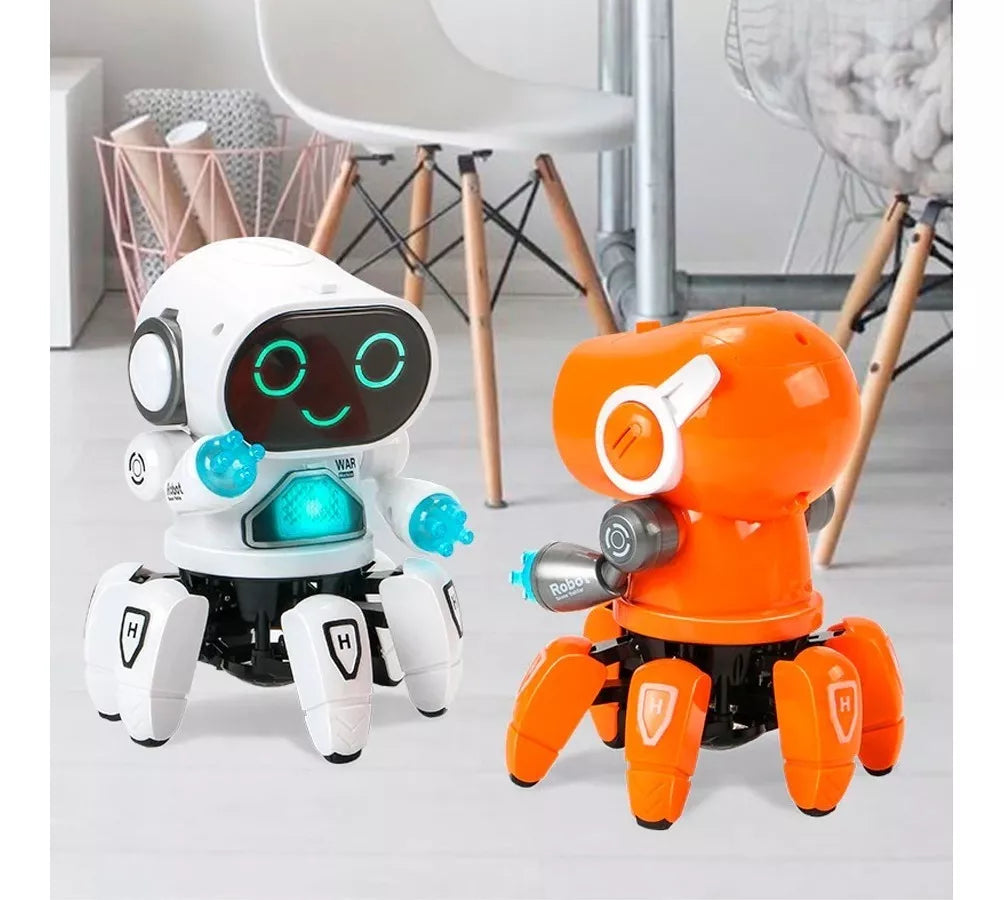 Robot Mascota Musical Bailarín Juego Eléctrico Luces Led – Diamac