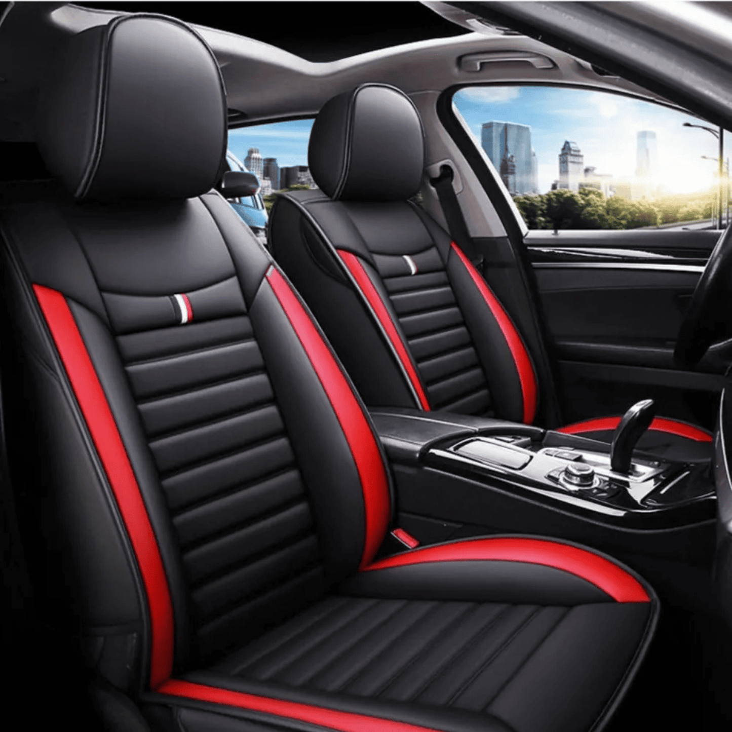 Fundas de Asiento de Auto de Cuero de Calidad Universal