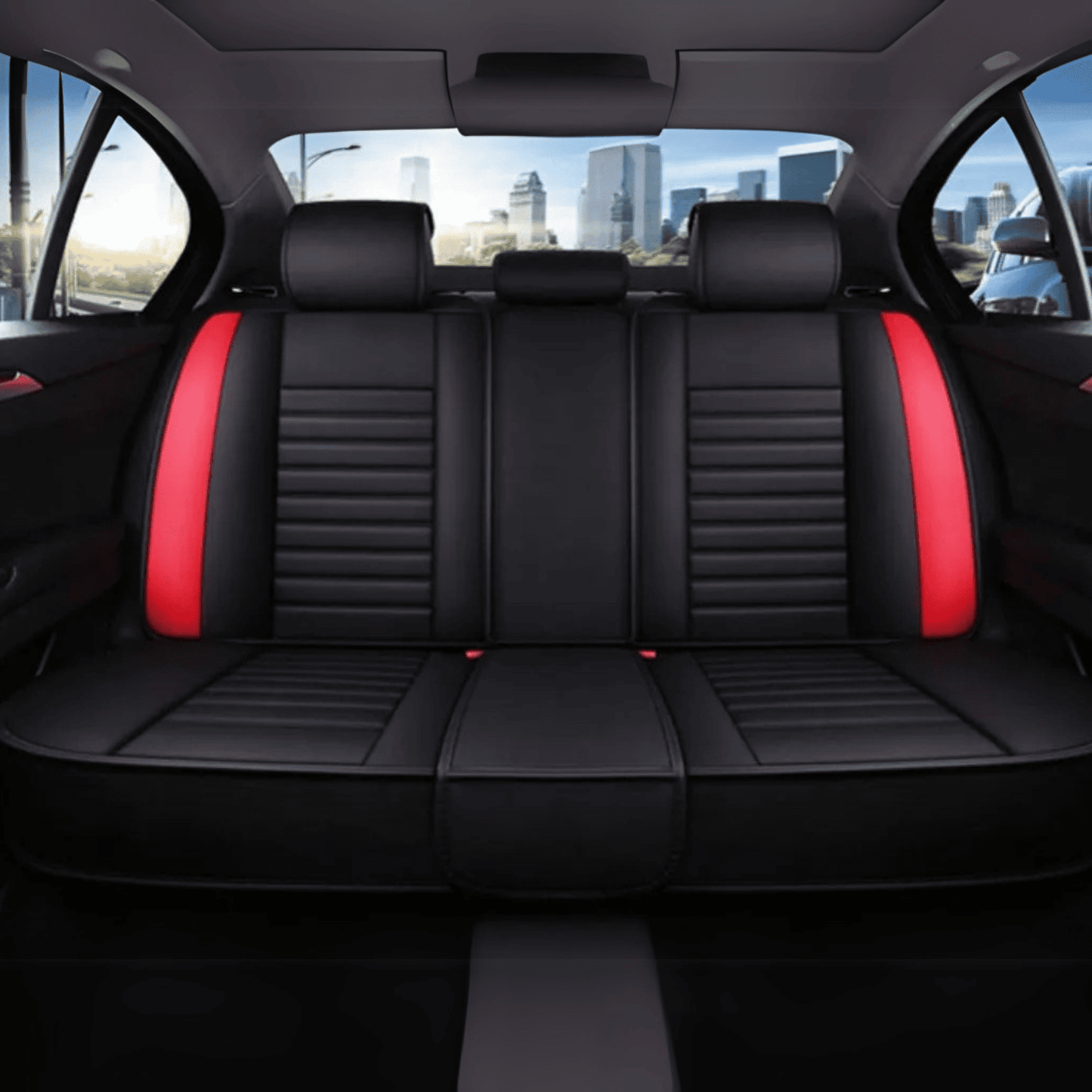 Fundas de Asiento de Auto de Cuero de Calidad Universal