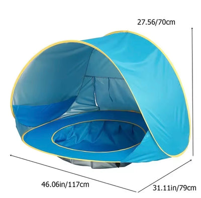 Carpa de Playa con Piscina para Bebés