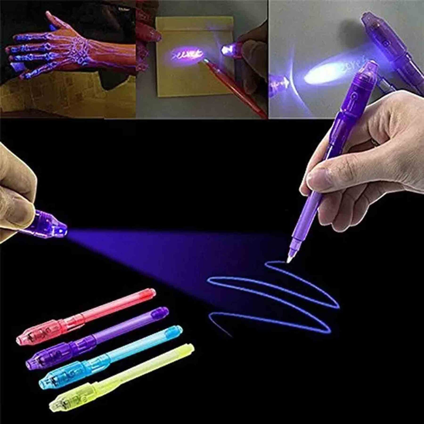 Lapices Invisible Tinta uv 12 Pcs