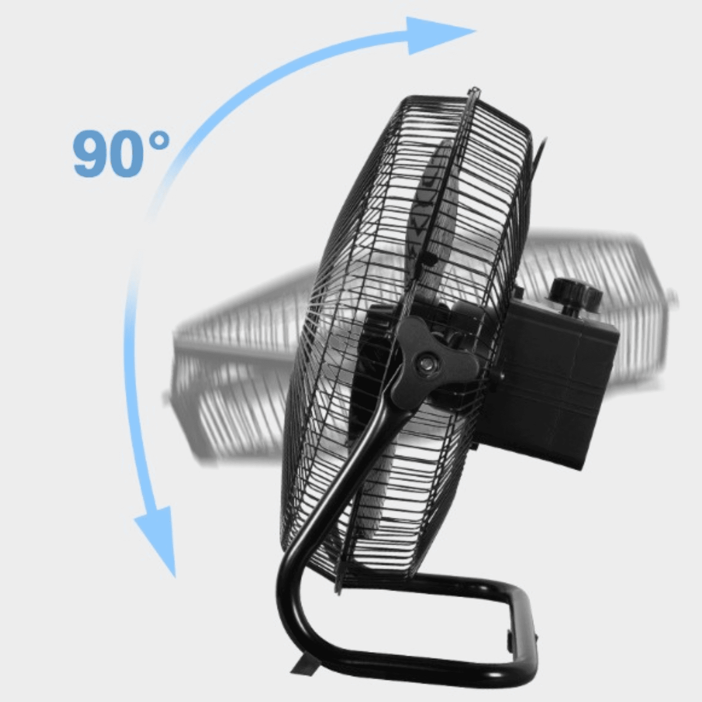 Ventilador Solar Piso Portatil Hogar Recargable Con Panel Solar