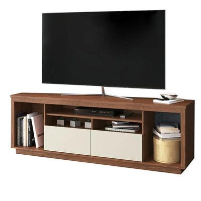 Mueble Rack tv con estantes 2 puertas