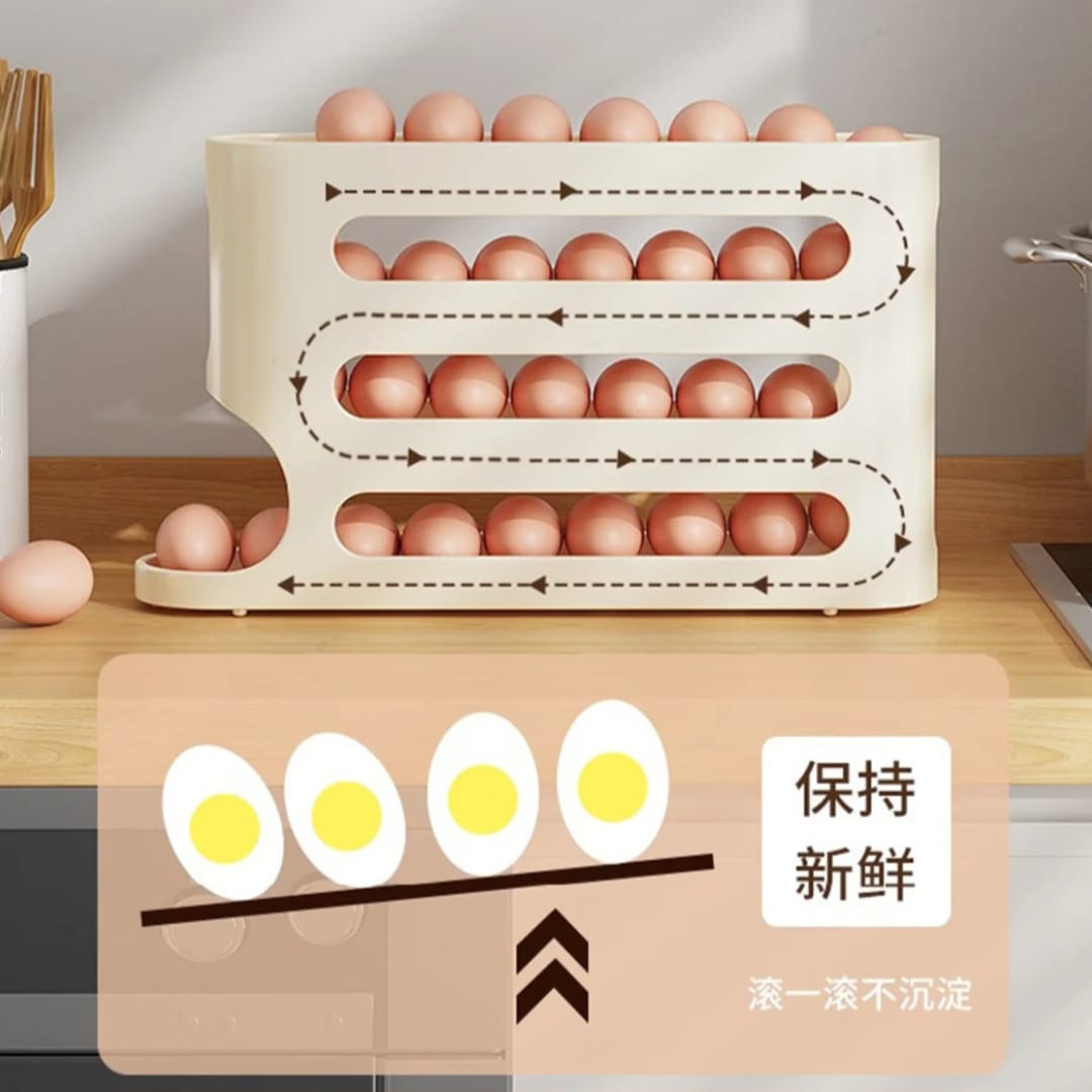 Organizador dispensador de huevos Huevera