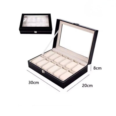 Caja Organizadora para 12 Relojes Elegancia y Protección