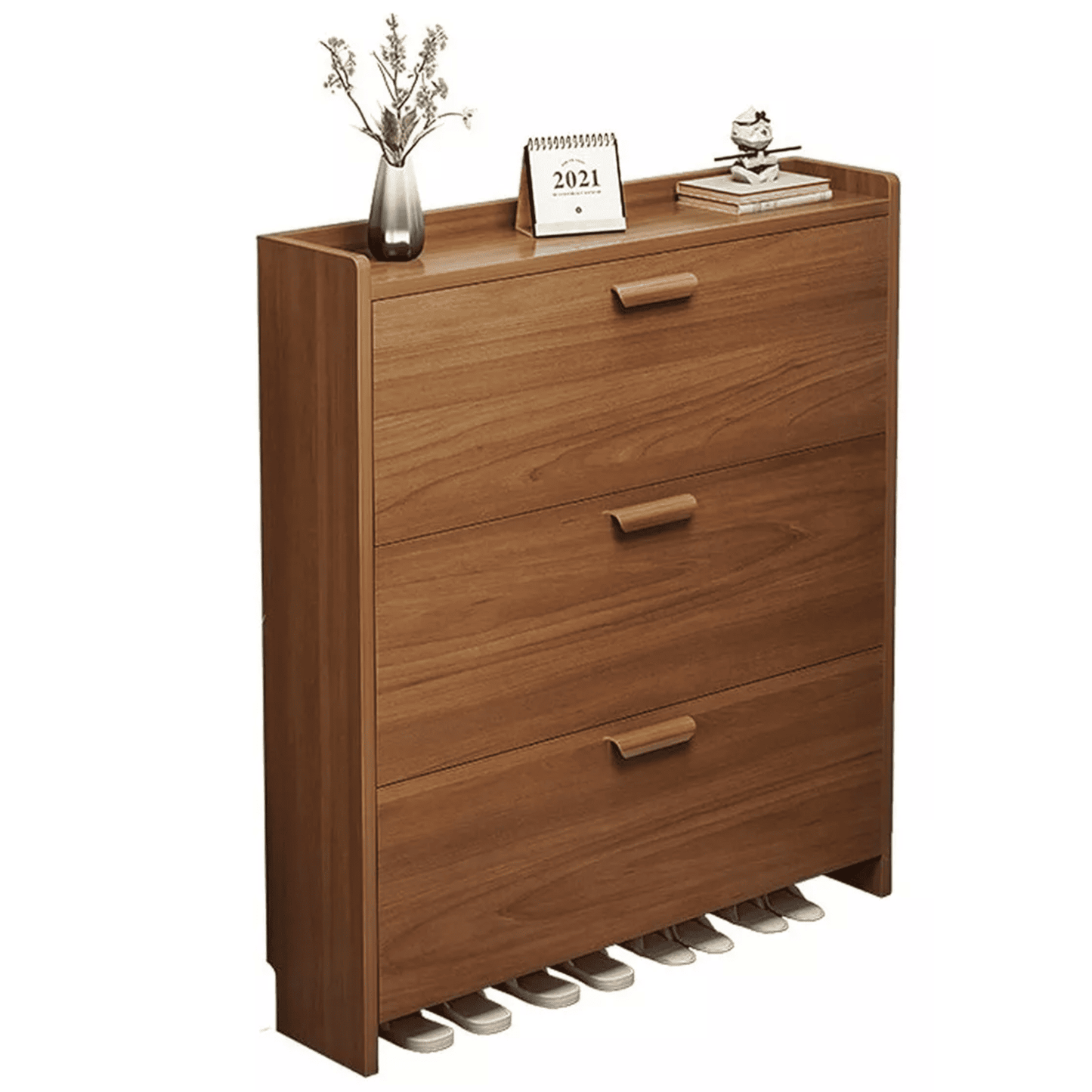 Zapatera 3 Niveles con Tapa Antipolvo | Mueble Organizador de Calzado
