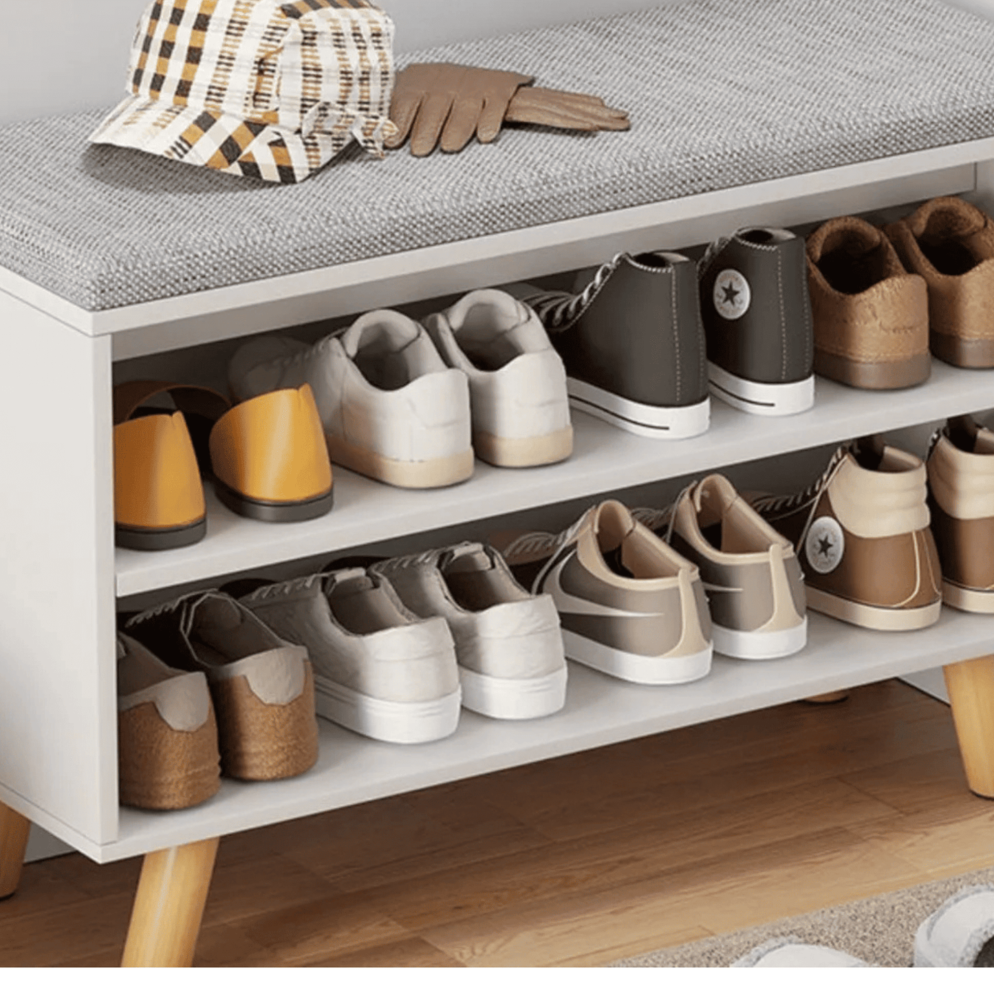 Zapatero Organizador Zapatos Banca Probador De Zapato