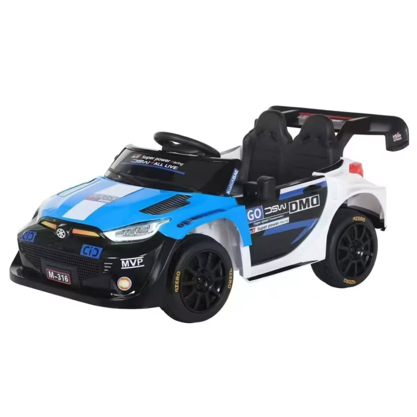 Auto A Batería Montable Para Niñas Niños Colores