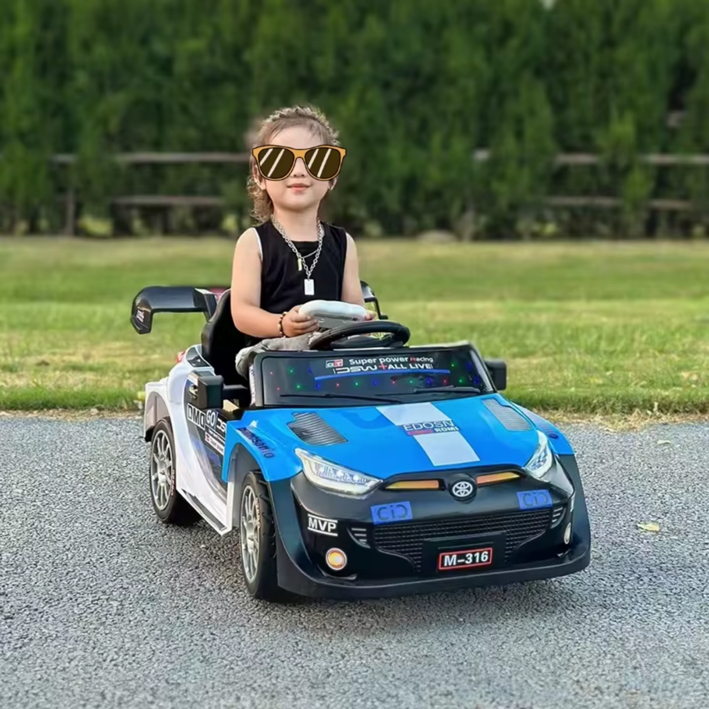 Auto A Batería Montable Para Niñas Niños Colores