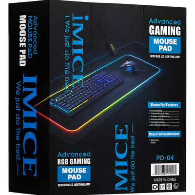 Mouse Pad Rgb Light 35x25cm