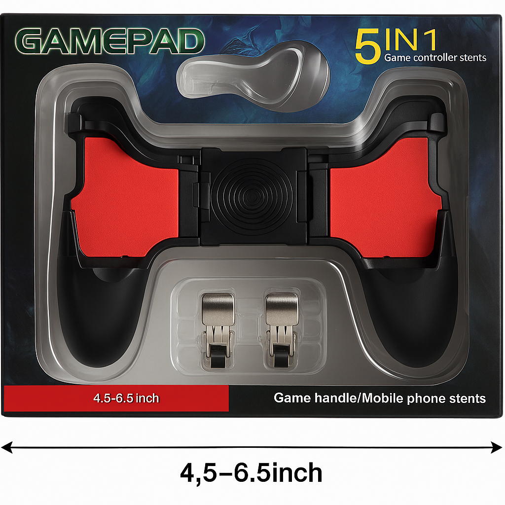 Mando De Juegos Para Teléfono Móvil 5 En 1, Controlador