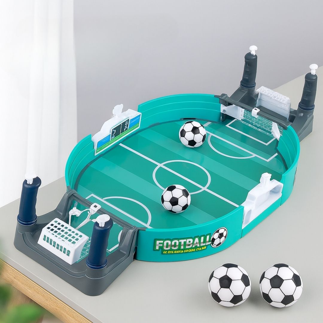 Juego de Mesa de Fútbol Portátil para Niños
