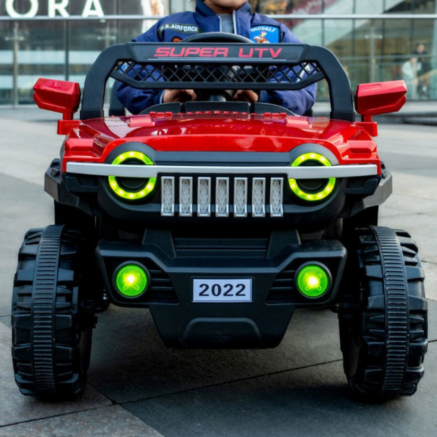 Auto Eléctrico Todo Terreno Auto Infantil Recargable Jeep