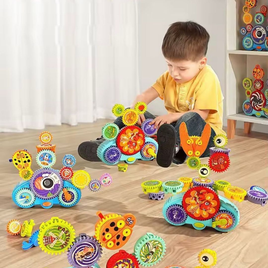 Set de Bloques de Construcción Educativos para Bebés y Niños
