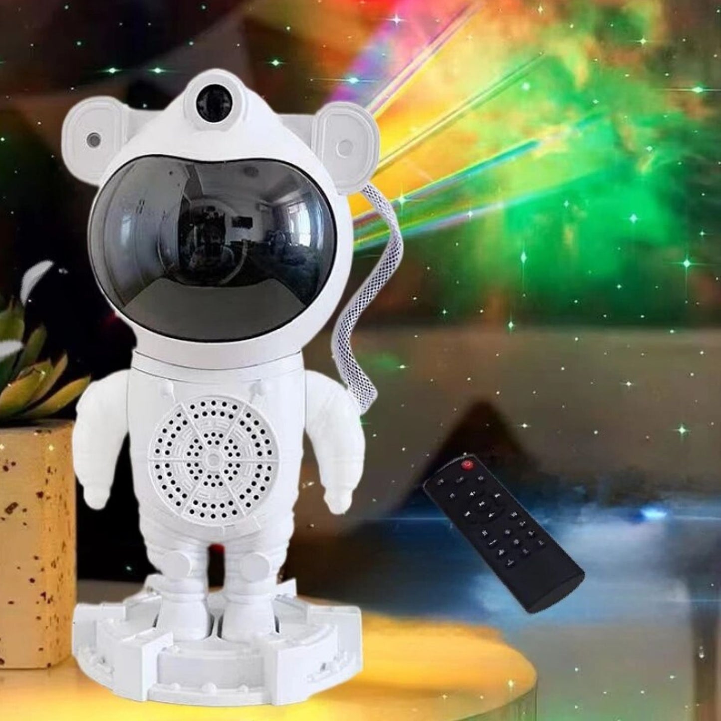 Proyector Astronauta Lámpara Luz Led Galaxia