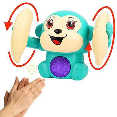 Atracción Eléctrica Rodante para Bebés con Luces, Música y Control por Voz