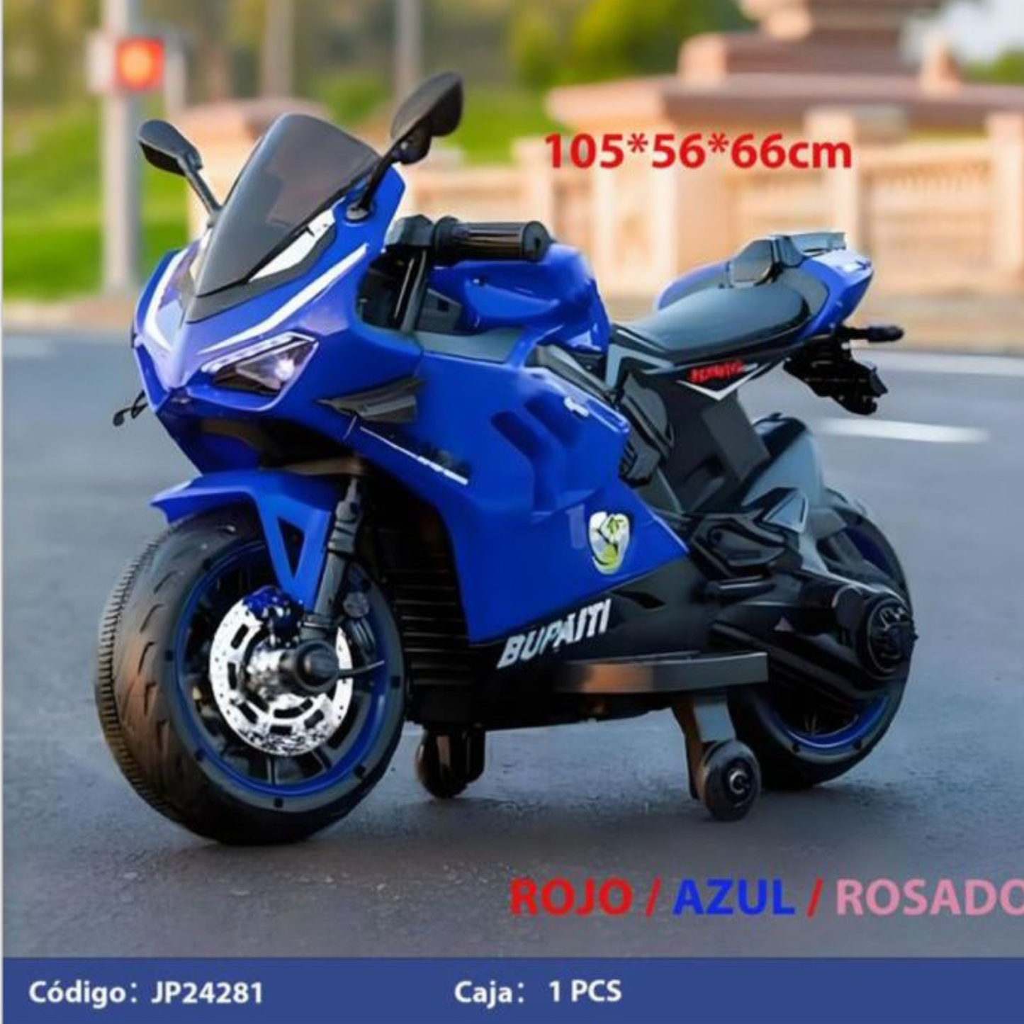 Moto TriRueda Eléctrica Infantil 6V Antivuelco
