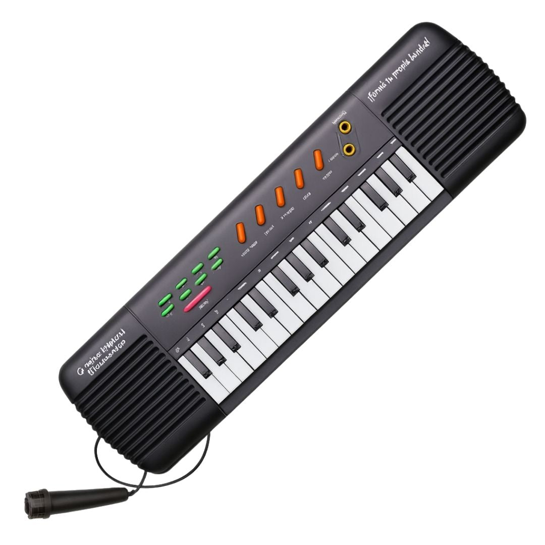 Teclado Musical Infantil 32 Teclas con Micrófono – Juguete Educativo Portátil