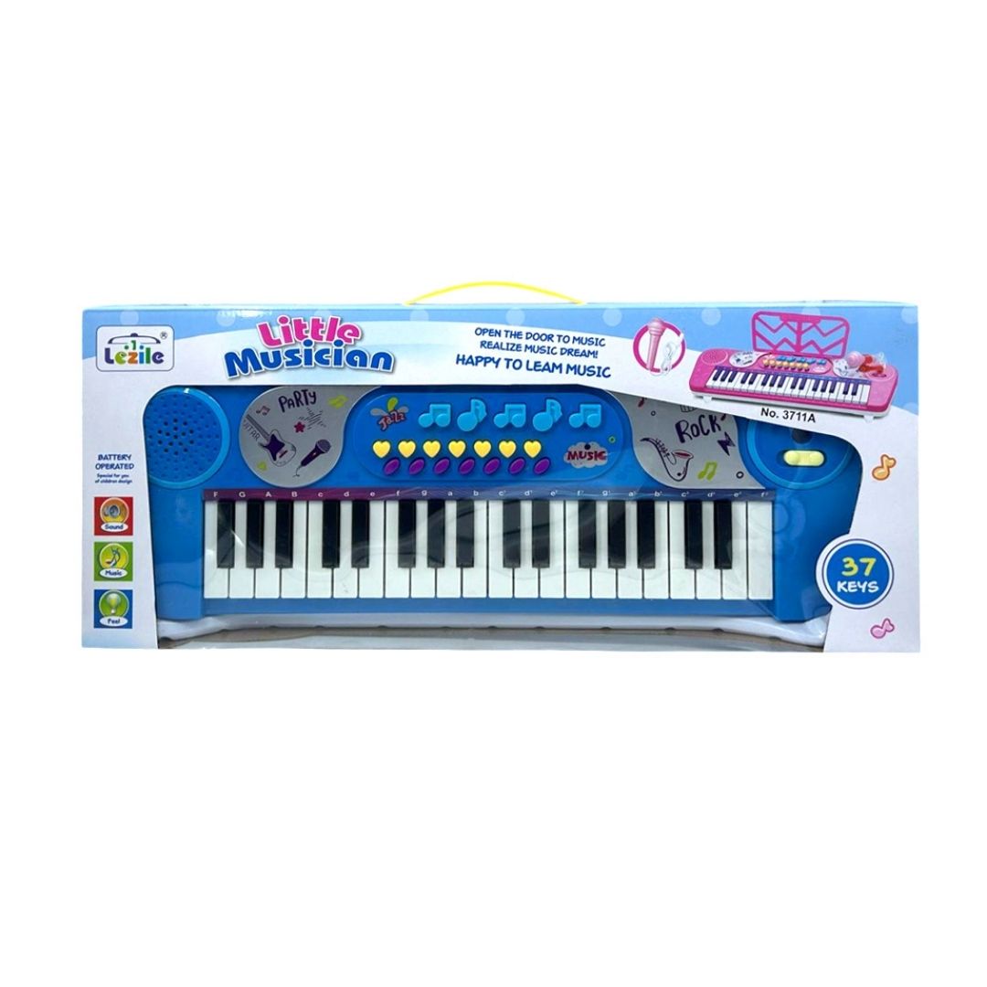 Piano Musical Infantil 37 Teclas con Micrófono – Juguete Educativo para Niños y Niñas