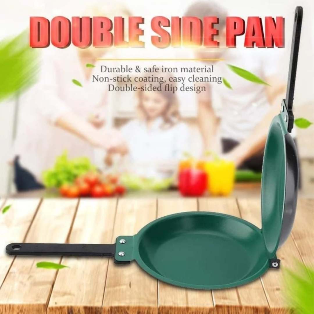 Sartén Doble Antiadherente para Tortillas de 20 cm