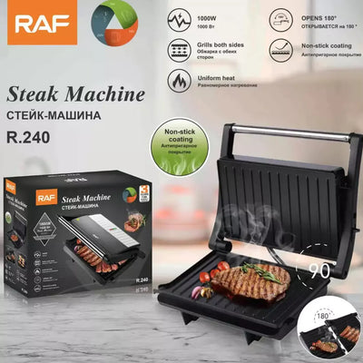Parrillera Eléctrica Sandwichera RAF 1000W