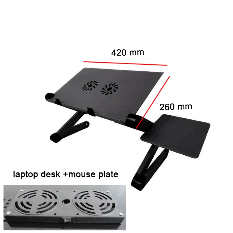 Soporte de escritorio para PC con alfombrilla de ratón para portátil Black Cooler