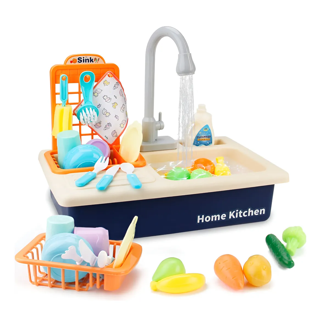 Fregadero Cocina Juguete Kitchen Niñas Con Agua Corriente