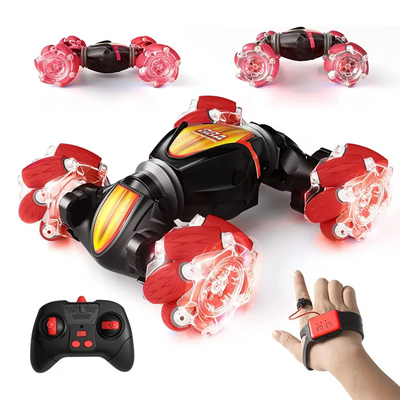 Auto Acrobático 4x4 RC – Control por Guante + Joystick