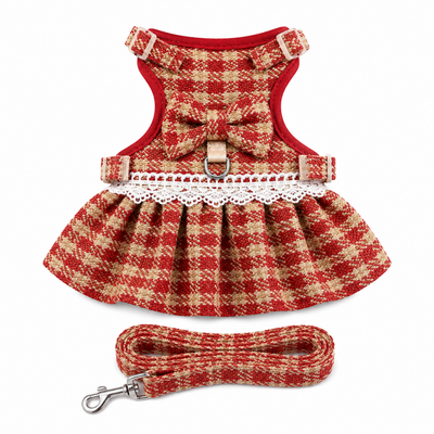 Correa Arnés Estilo Vestido para Perro Pequeño