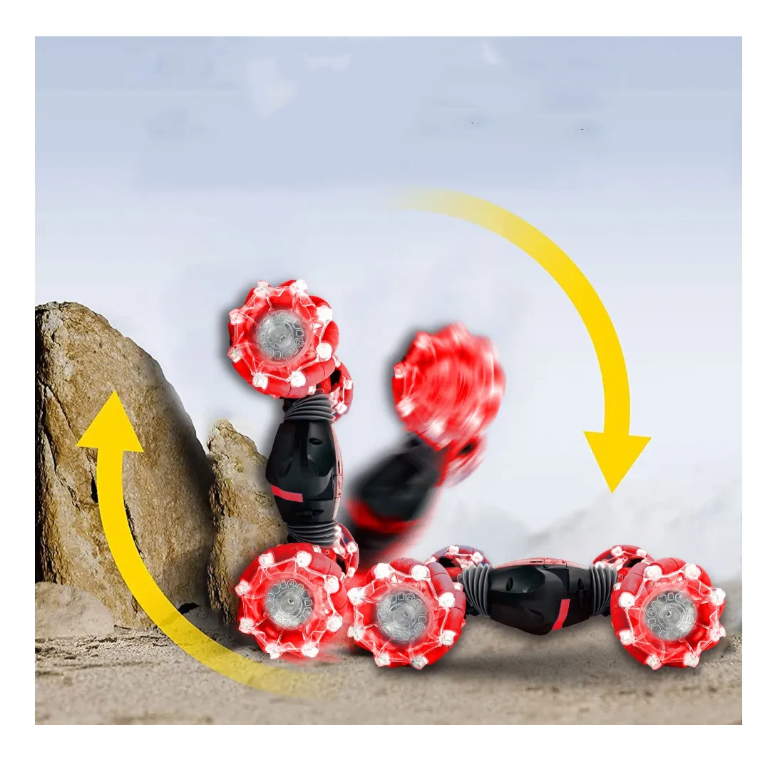 Auto Acrobático 4x4 RC – Control por Guante + Joystick