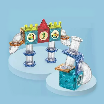Set De Construcción Magnético Imán 74 Piezas Magnetic