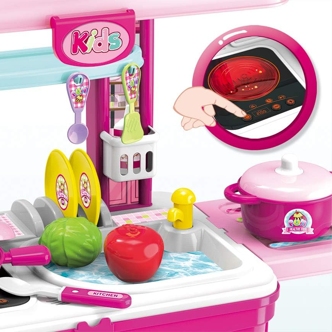 Cocina de Juguete Portátil y Transformable