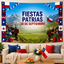Mural Fiestas Patrias Chile Cueca y Bandera 200x180 cm