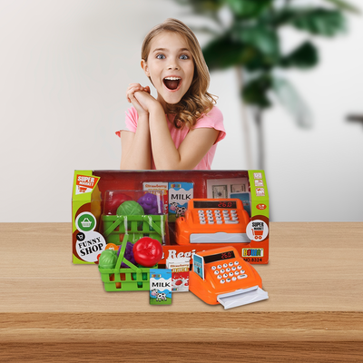 Caja registradora infantil con accesorios incluidos