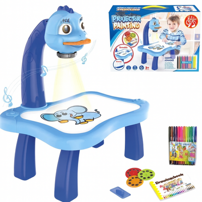 Mesa de Dibujo con Proyector Infantil LED